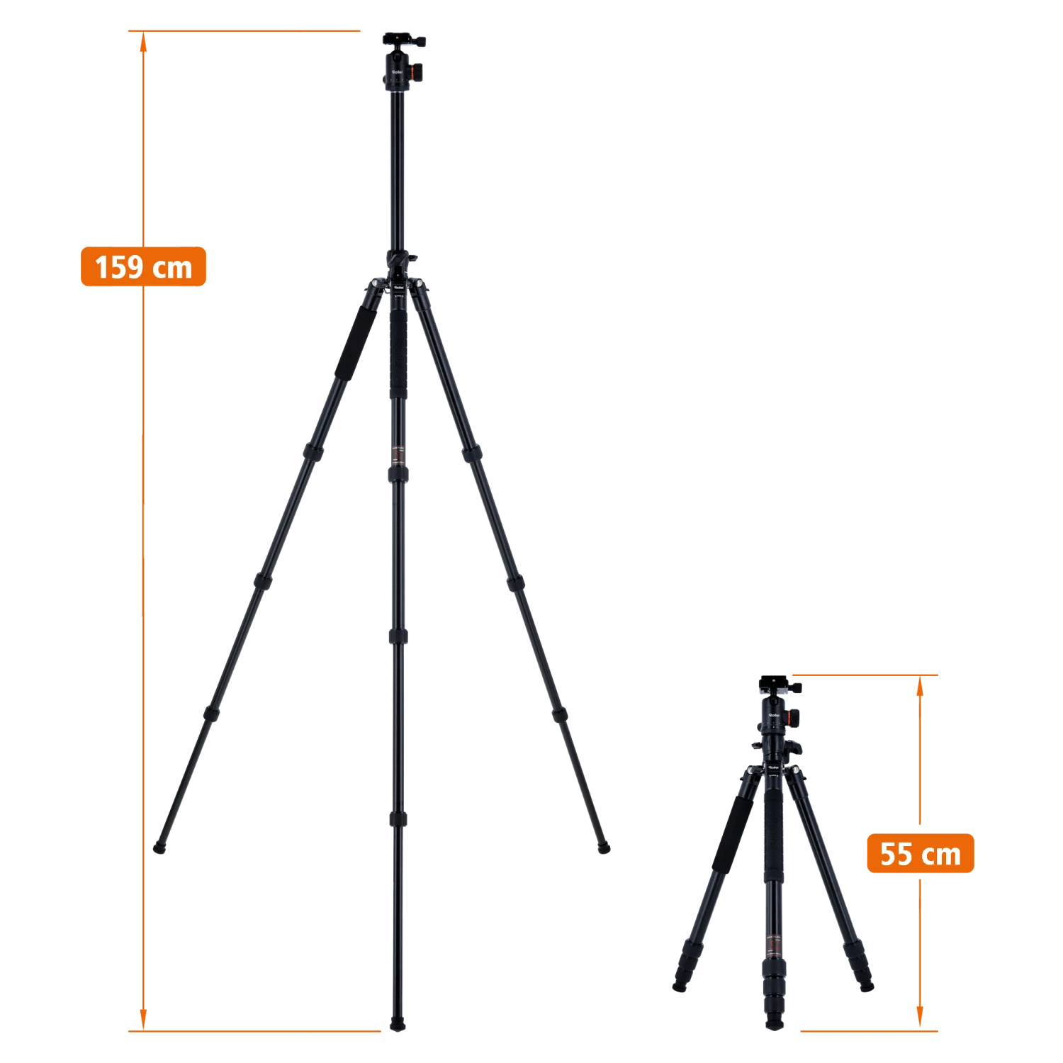 Rollei C5i Makro Pro - Aluminium Stativ 8 Rollei C5i Makro Pro - Aluminium Stativ – Bild 6