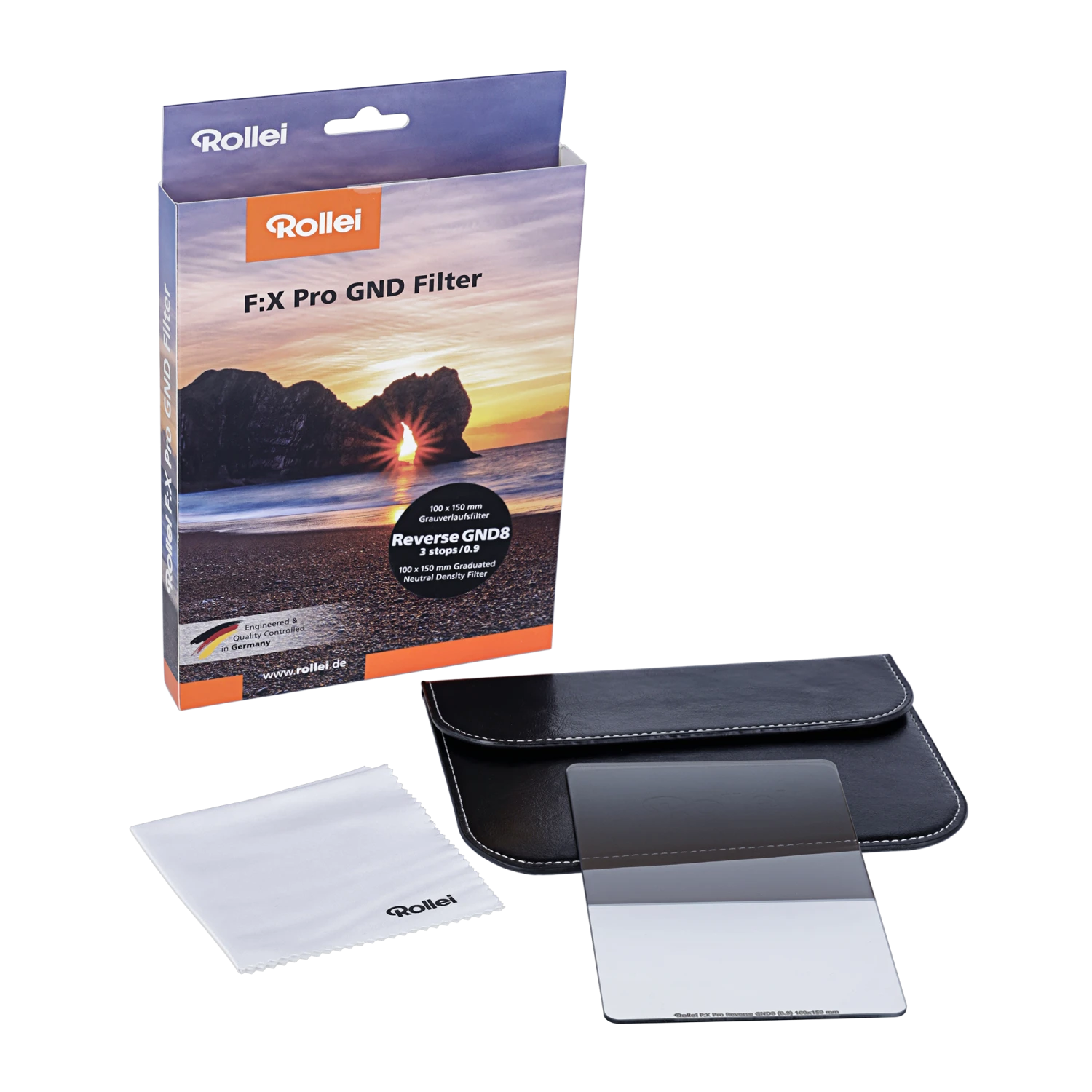 Rollei F:X Pro Reverse GND8 Rechteckfilter - Grauverlaufsfilter 100 Mm 3 Rollei F:X Pro Reverse GND8 Rechteckfilter - Grauverlaufsfilter 100 Mm