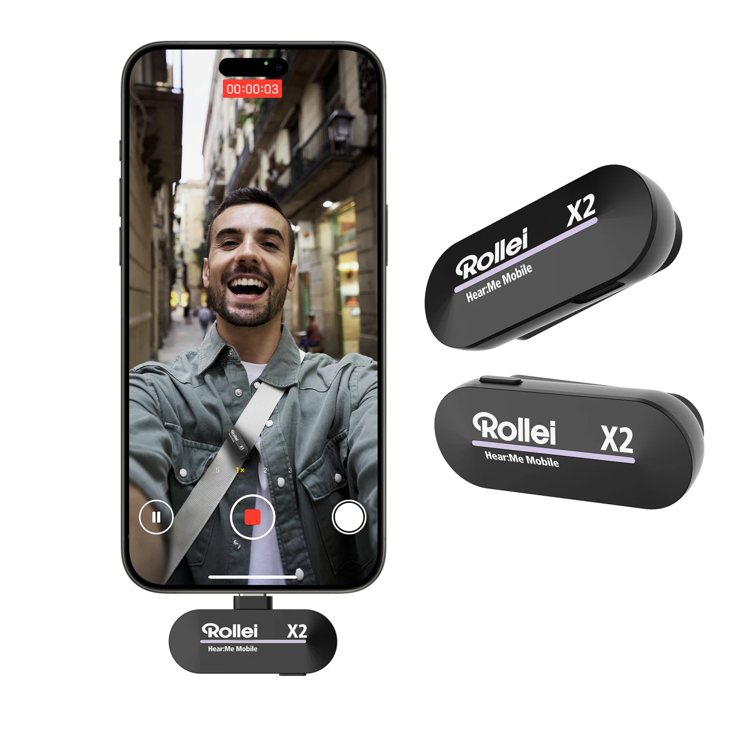 Rollei Hear:Me Mobile | USB-C Plug & Play | Mini Lavalier Mikrofon 11 Rollei Hear:Me Mobile | USB-C Plug & Play | Mini Lavalier Mikrofon – Bild 9