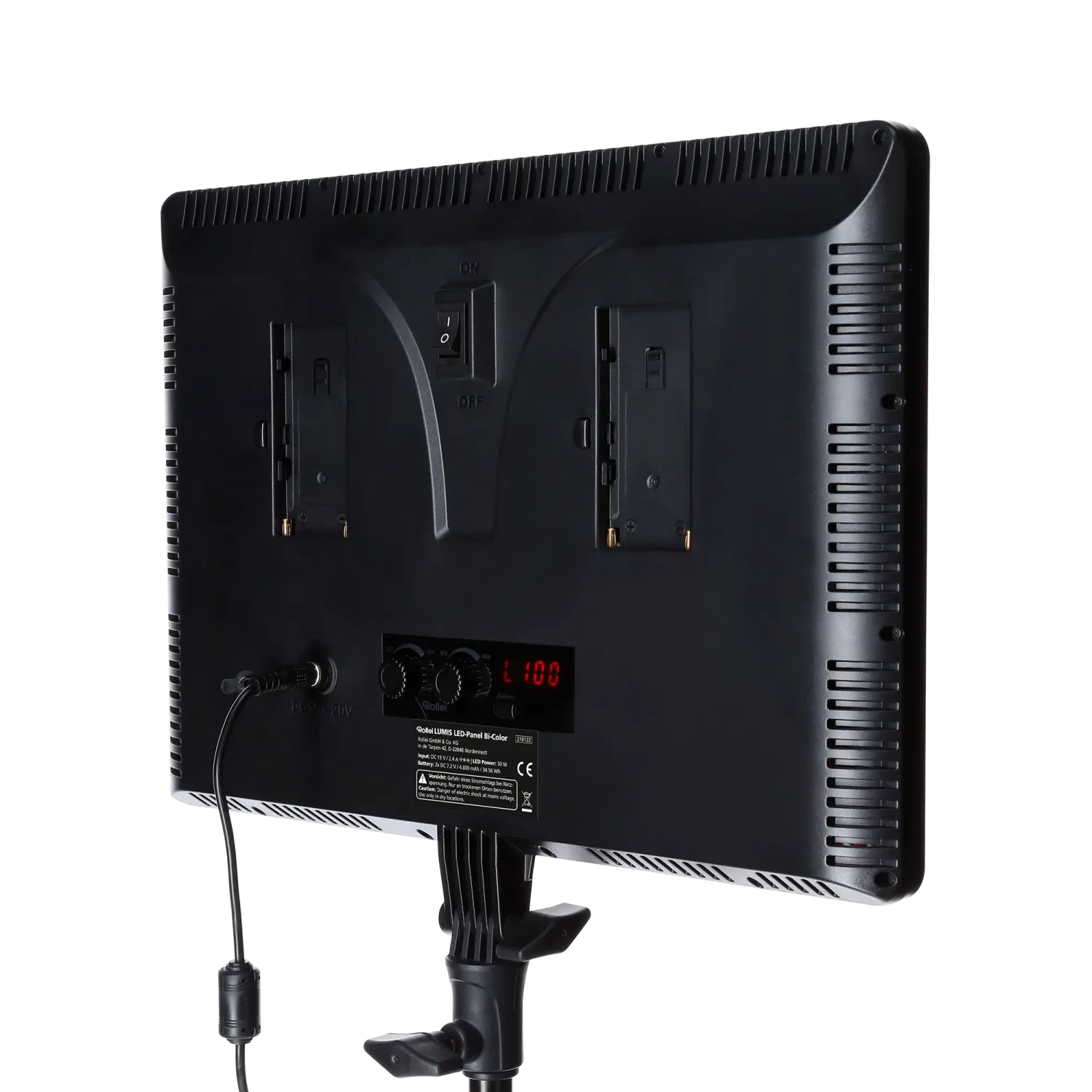 Rollei Bundle 2x LUMIS LED-Panel Bi-Color Inkl. Stativ 5 Rollei Bundle 2x LUMIS LED-Panel Bi-Color Inkl. Stativ – Bild 4